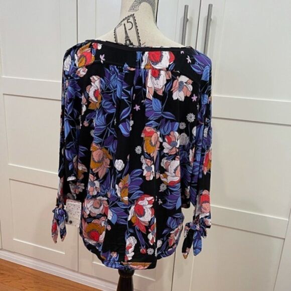 FREE PEOPLE Keepin’ On Printed Top Size S - Picture 7 of 9